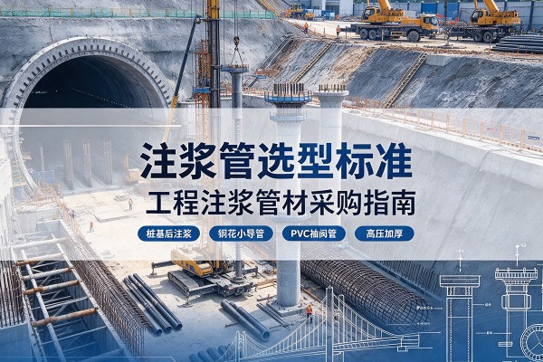 亳州注浆管选型标准