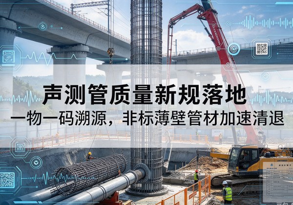 亳州声测管质量新规落地，一物一码溯源，非标薄壁管材加速清退