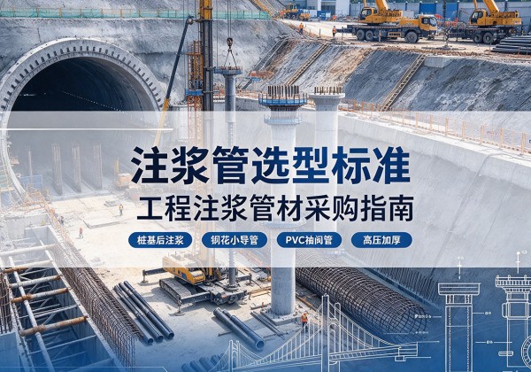 亳州注浆管选型标准